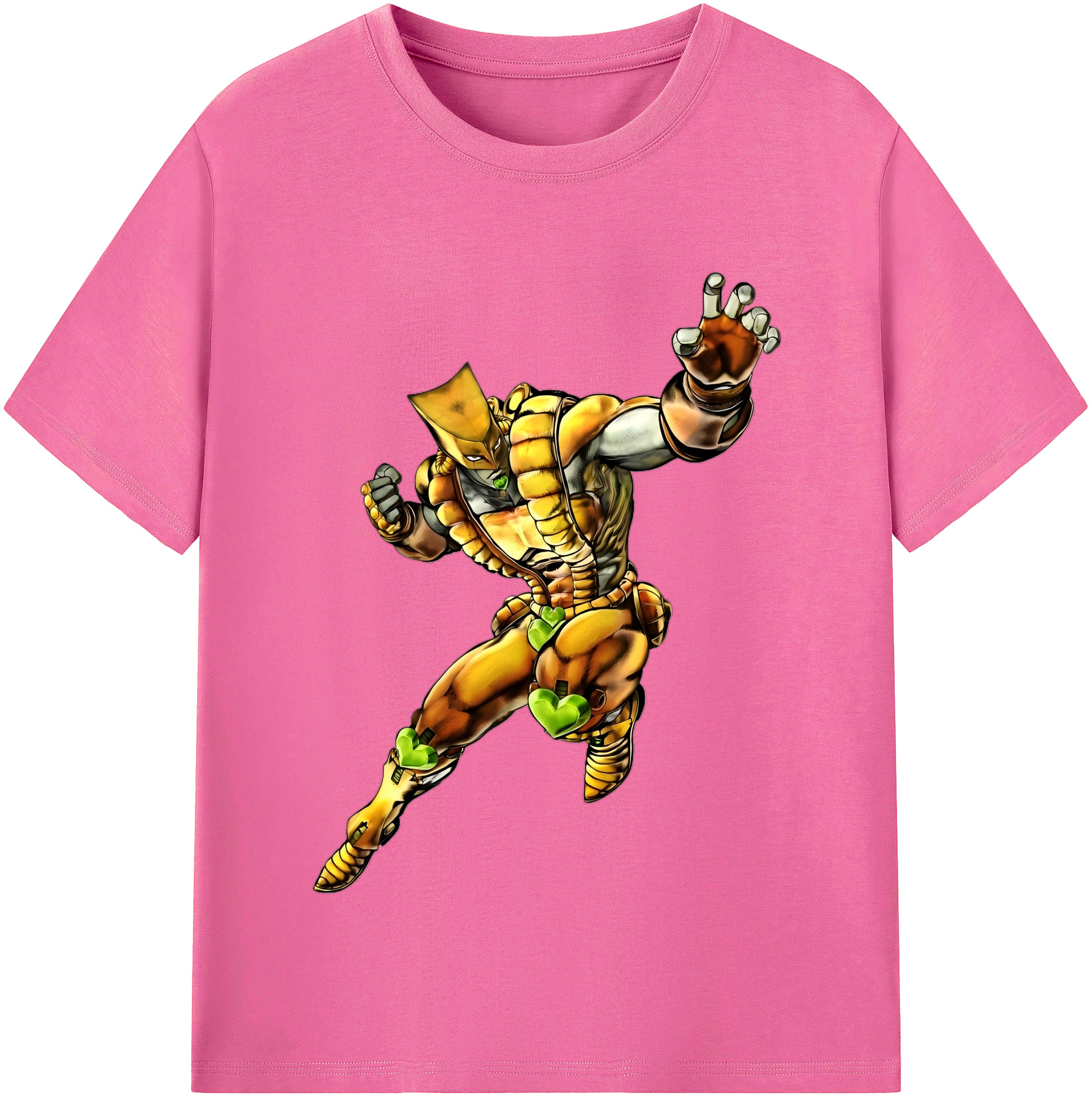 （画像用） ジョジョの奇妙な冒険 ディオ?ブランドー JoJo's Bizarre Adventure Dio Brando レディースカジュアルプリントTシャツ（綿100％）